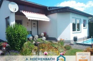 Haus kaufen in Dübener Landstraße 36, 04838 Doberschütz, Ankommen und Wohlfühlen - gemütlicher Bungalow mit Garten und Pool! Ab mtl. 499,00 EUR!