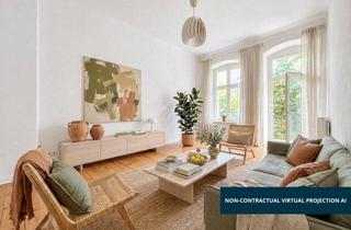 Wohnung kaufen in Viktoriapark, 10965 Berlin, Ruhiger Altbau mit Balkon & Gartenanteil – Wohnen am Viktoriapark nahe Bergmannkiez
