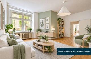 Wohnung kaufen in Weserstraße 169, 12045 Berlin, Bezugsfrei im beliebten Weserkiez – Großzügige 3-Zimmer-Altbauwohnung mit Terrasse