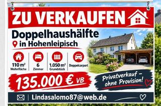Doppelhaushälfte kaufen in 04934 Hohenleipisch, Doppelhaus im Grünen