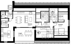 Penthouse mieten in 48455 Bad Bentheim, Helle und moderne Mietwohnung