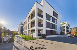 Wohnung kaufen in 72793 Pfullingen, Vermietete barrierefreie 2-Zimmer-Erdgeschosswohnung mit EBK & Terrasse in Pfullingen
