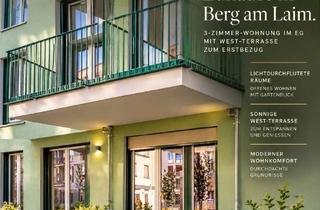 Wohnung mieten in Truderingerstraße 82, 81673 Berg am Laim, Familienfreundliche 3 Zi. Whg. im EG mit West Terrasse, Eichenparkett & Gemeinschaftsdachterrasse
